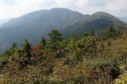 鳩ヶ峰と千丈ヶ嶽.JPG