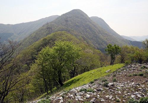 20180501茶野からの御池岳方面.JPG