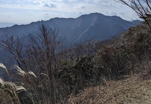 20211223観音岳からの堀坂山.jpg